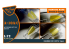 Clear Prop masque peinture CPA72200 Double Pour A-10A/C papier kabuki jaune kits GWH 1/72