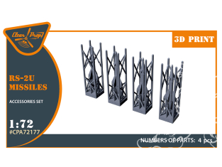 Clear Prop kit d'amelioration militaire CPA72177 RS-2U/US 4 pièces utilisé sur les avions suivants voir fiche produit 1/72
