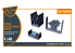 Clear Prop kit amélioration CPA48050 Couvercles de train d'atterrissage F-86A pour kits CP 1/48