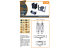 Clear Prop kit amélioration CPA48050 Couvercles de train d'atterrissage F-86A pour kits CP 1/48