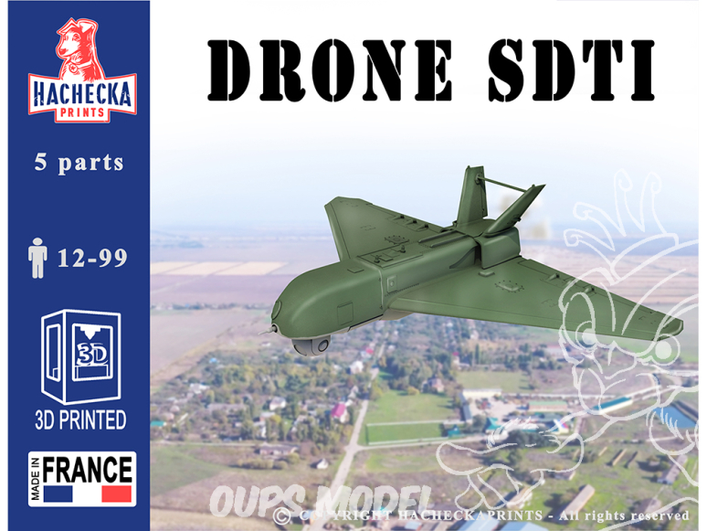 Hachecka Prints maquette Drone SDTI 1/48