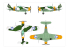 Dora Wings maquette avion DW48057 Morane-Saulnier MS 406.C1 As finlandais 1/48