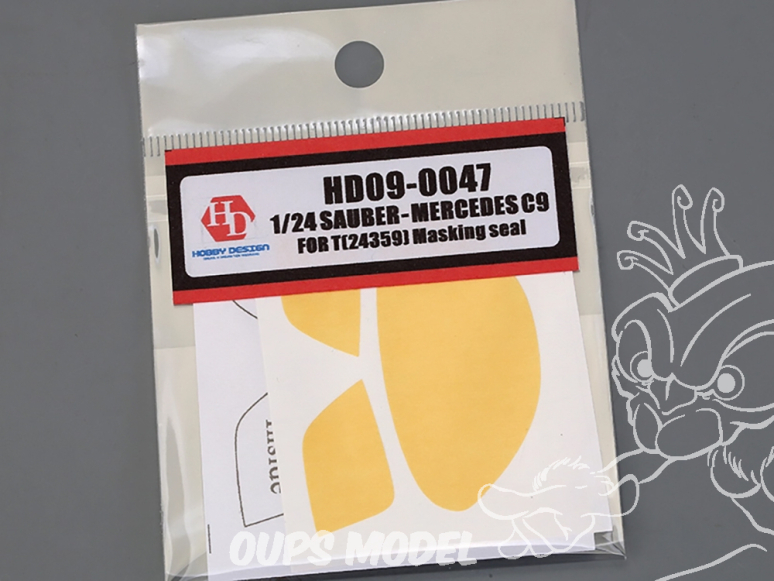 Hobby Design accessoire voiture HD09-0047 Masques Sauber-Mercedes C9 Tamiya 1/24