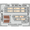 Eduard photod&eacute;coupe avion 33382 Harnais m&eacute;tal Hs 123A Icm 1/32