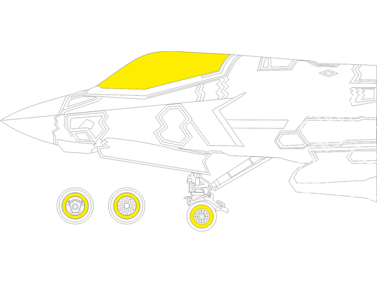 Eduard Express Mask CX697 F-35C Tamiya 1/72