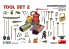 Mini Art maquette militaire 35671 JEU D'OUTILS Set 2 1/35