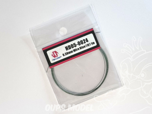 Hobby Design amélioration HD05-0024 Fil électrique bleu 0,38mm 1m