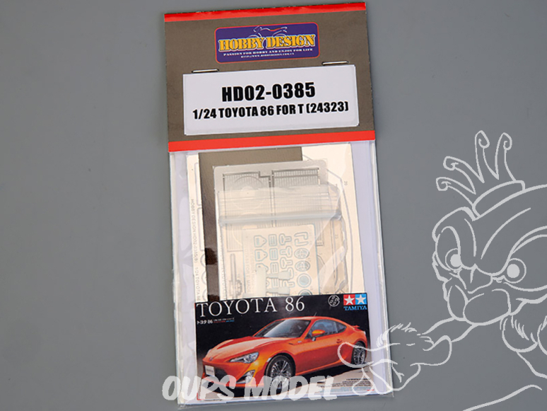 Hobby Design amélioration HD02-0385 Toyota 86 Tamiya 1/24