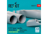 ResKit avion RSU48-0423 Nacelles B-1B prises d'air et tuyères d'échappement précoces kit Revell impression 3D 1/48