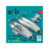 ResKit avion RSU48-0427 Nacelles B-1B prises d'air et tuy&egrave;res d'&eacute;chappement Type1 kit Revell impression 3D 1/48