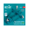 ResKit Figurine RSF48-0091 Conducteur et aviateurs modernes MHU-83 D/E chariot &eacute;l&eacute;vateur position de chargement INF&Eacute;RIEURE 1/48