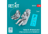 ResKit Figurine RSF48-0089 Pilote féminine Rafale C M assise sur siège éjectable pour kit HobbyBoss 1 pièce Impression 3D 1/48