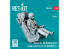 ResKit Figurine RSF48-0089 Pilote féminine Rafale C M assise sur siège éjectable pour kit HobbyBoss 1 pièce Impression 3D 1/48