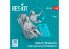 ResKit Figurine RSF48-0088 Pilote masculin Rafale C M assise sur siège éjectable pour kit HobbyBoss 1 pièce Impression 3D 1/48
