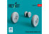 ResKit avion RS48-0536 Ensemble de roues Fairey Gannet (imprimé en 3D 1/48