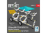 ResKit kit RSK48-0010 Transporteur de munitions MHU-191/M AERO 21A US NAVY et adaptateurs de bombes Flotte de porte-avions 1/48