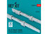ResKit kit RS48-0587 Adaptateur Su-24 «&nbsp;Fencer&nbsp;» pour Storm Shadow SCALP-EG, 2 pièces imprimées en 3D 1/48