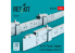 ResKit kit RS48-0587 Adaptateur Su-24 «&nbsp;Fencer&nbsp;» pour Storm Shadow SCALP-EG, 2 pièces imprimées en 3D 1/48