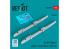 ResKit kit RS48-0587 Adaptateur Su-24 «&nbsp;Fencer&nbsp;» pour Storm Shadow SCALP-EG, 2 pièces imprimées en 3D 1/48