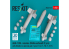 ResKit kit RS48-0538 Missiles AGM-130A 2p ogive Mk84 avec pod de liaison de données AN/AXQ-14 1p 1/48