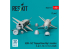 ResKit kit RS48-0517 AGM-142 "Popeye/Have Nap" missiles 2 pcs imprimé en 3D 1/48