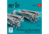 ResKit kit RS48-0519 LAU-88 avec 2 missiles AGM-65 « Maverick » 6 pièces imprimées en 3D 1/48