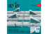 ResKit kit RS48-0509 Missiles Python 3 4 pièces imprimés en 3D 1/48