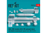 ResKit kit RS48-0544 Missiles AGM-130C 2 ogives BLU-109 avec nacelle de liaison de données AN/AXQ-14 1/48