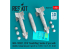 ResKit kit RS48-0539 Bombes GBU-15V21, 22/B «&nbsp;Small Wing&nbsp;» 2 pièces avec pod de liaison de données AN/AXQ-14 1 1/48