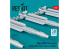 ResKit kit RS48-0549 Missiles Matra MICA-IR 4 pièces imprimés en 3D 1/48
