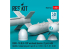 ResKit kit RS48-0564 Bombes à ogive EGBU-15 BLU-109 2 pièces, avec pod de liaison de données AN/AXQ-14 1 pièce 1/48