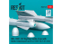 ResKit kit RS48-0540 GBU-15V1, 2/B "Big Wing" bombes 2 pièces avec pod de liaison de données AN/AXQ-14 1/48