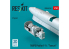 ResKit avion RSU48-0369 Nacelle TARPS pour F-14 « Tomcat » 1 pièce imprimée en 3D 1/48