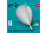 ResKit avion RSU48-0405 Cône de nez Mirage 2000N pour kit Kinetic/Italeri imprimé en 3D 1/48