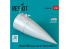 ResKit avion RSU48-0289 Cône de nez du Mirage 2000D pour kit Kinetic/Italeri imprimé en 3D 1/48