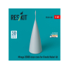 ResKit avion RSU48-0408 C&ocirc;ne de nez du Mirage 2000B pour kit Kinetic/Italeri imprim&eacute; en 3D 1/48