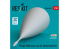 ResKit avion RSU48-0288 Cône de nez du Mirage 2000C pour kit Kinetic/Italeri imprimé en 3D 1/48