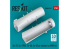ResKit avion RSU48-0367 Prises d'air Su-27, Su-27UB, 30 et 35 pour kit GWH imprimées en 3D 1/48