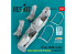 ResKit avion RSU48-0375 Cockpit Mirage 2000N édition de base avec décalcomanies 3D pour kit Kinetic imprimé en 3D 1/48