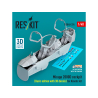 ResKit avion RSU48-0376 Cockpit Mirage 2000D &eacute;dition de base avec d&eacute;calcomanies 3D pour kit Kinetic imprim&eacute; en 3D 1/48