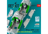 ResKit avion RSU48-0376 Cockpit Mirage 2000D édition de base avec décalcomanies 3D pour kit Kinetic imprimé en 3D 1/48