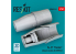 ResKit avion RSU48-0361 Tuyères d'échappement Su-27 Flanker pour kit GWH imprimées en 3D 1/48
