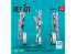 ResKit avion RSU48-0542 Trains d'atterrissage A-10 Thunderbolt II Early &amp; Late avec roues pour kit Academy imprimé en 3D 1/48