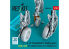 ResKit avion RSU48-0544 Trains d'atterrissage A-10 Thunderbolt II Early &amp; Late roues lestées kit HobbyBoss imprimé en 3D 1/48