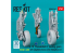 ResKit avion RSU48-0544 Trains d'atterrissage A-10 Thunderbolt II Early &amp; Late roues lestées kit HobbyBoss imprimé en 3D 1/48
