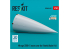 ResKit avion RSU48-0430 Cône de nez Mirage 2000-5 pour kit Kinetic/Italeri imprimé en 3D 1/48