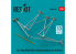 ResKit avion RSU48-0481 Systèmes de retenue de pliage de lame Sea King pour kit Airfix imprimés en 3D 1/48