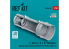 ResKit avion RSU48-0505 Tuyères d'échappement fermée F-15A, B, C, D, E early, Kit GWH 1/48