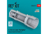 ResKit avion RSU48-0507 Buse d'échappement F-104S, G-late Starfighter pour kit Kinetic imprimé en 3D 1/48