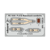 EDUARD photodecoupe avion FE1559 Harnais m&eacute;tal P-47D Razorback Mini Art 1/48
